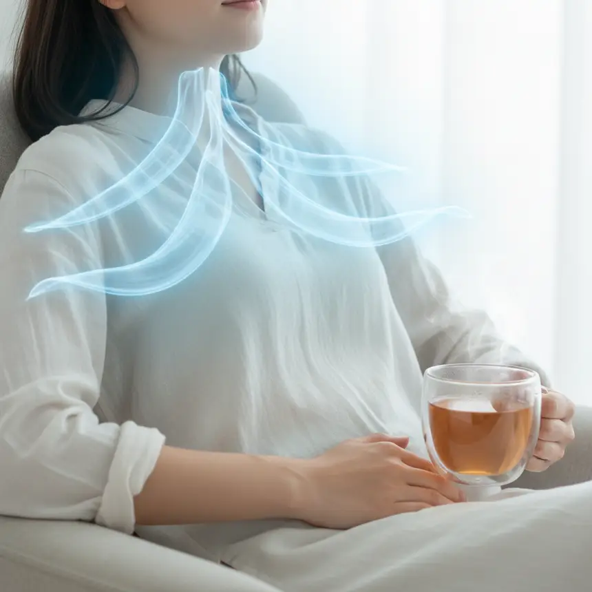 Environmental and lifestyle factors affecting throat comfort