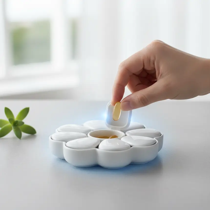 Omega-3 consistency, health management, supplement intake