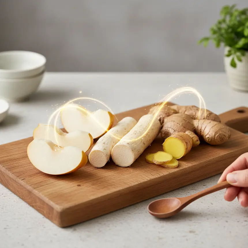 Pear bellflower ginger nutrition