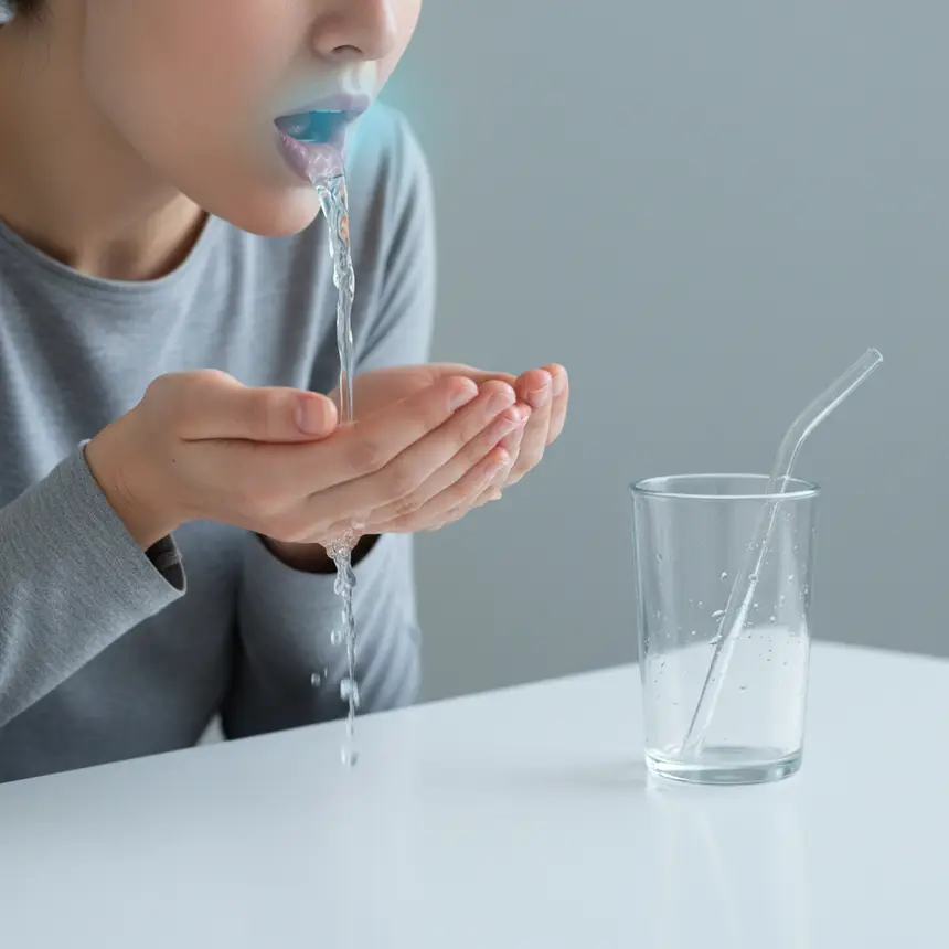mouth rinsing, brushing habits