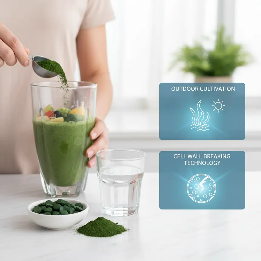 Chlorella consumption, choosing chlorella, chlorella side effects