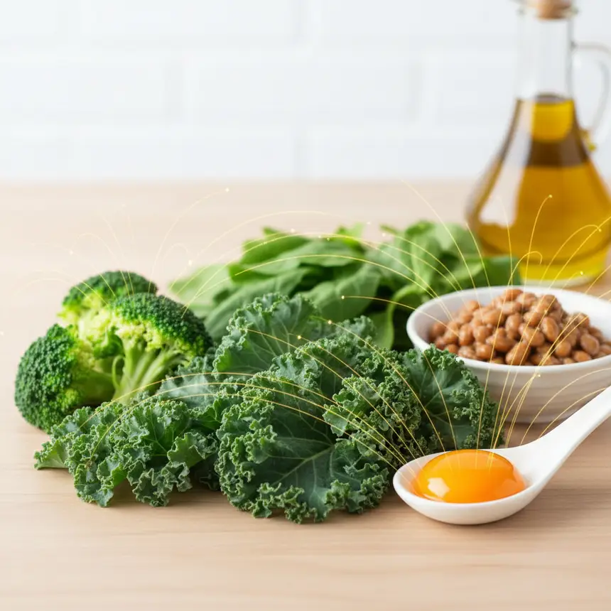 Vitamin K1 Vitamin K2 foods