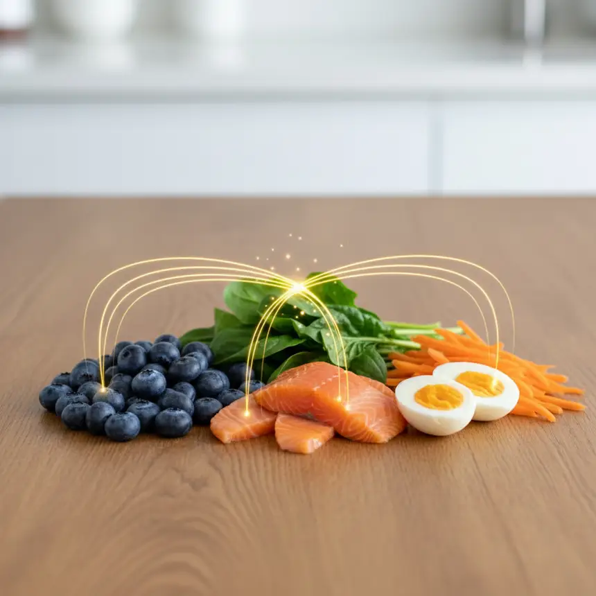 Eye health food nutrients