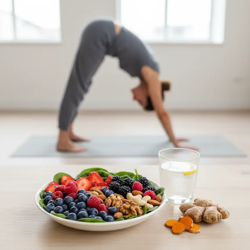 anti-inflammatory diet, healthy lifestyle, stress management