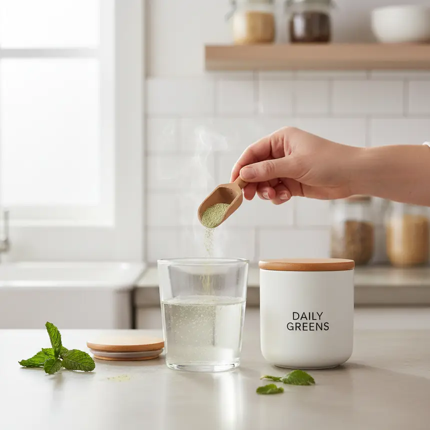 Morning tea routine easy consumption
