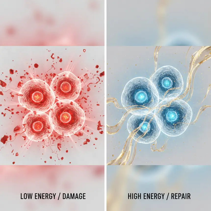 NMN Resveratrol cell synergy