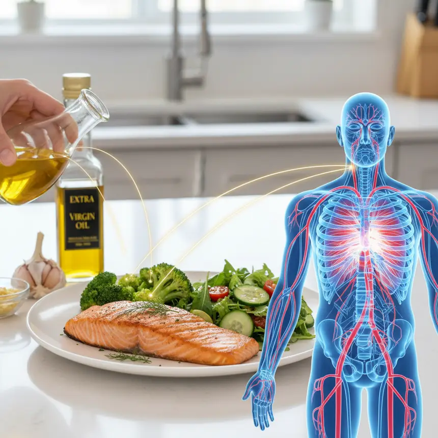 Healthy meal blood vessel improvement