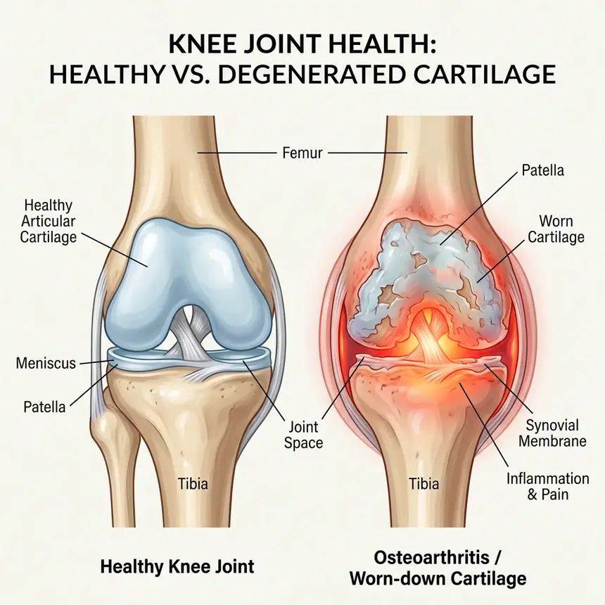 Cartilage wear and tear