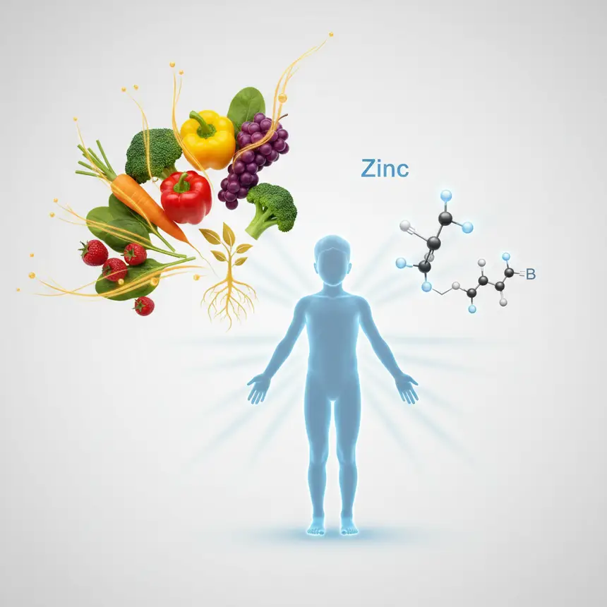 Immunity nutrients and healthy diet