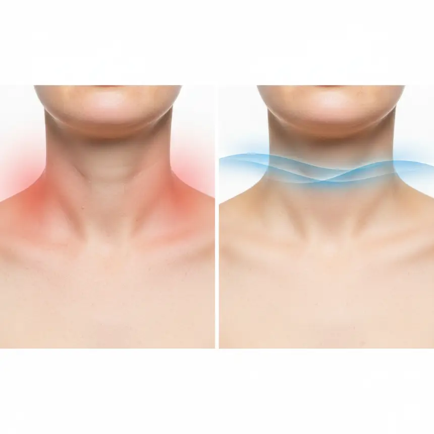 Skin tone improvement before and after
