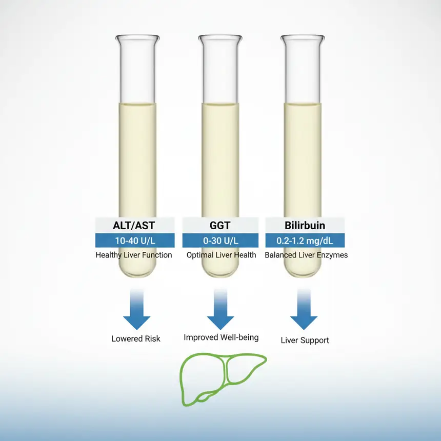Normal liver enzyme levels