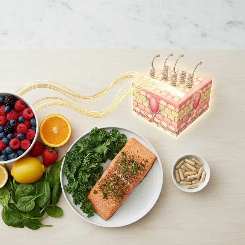 Collagen nutrient supply