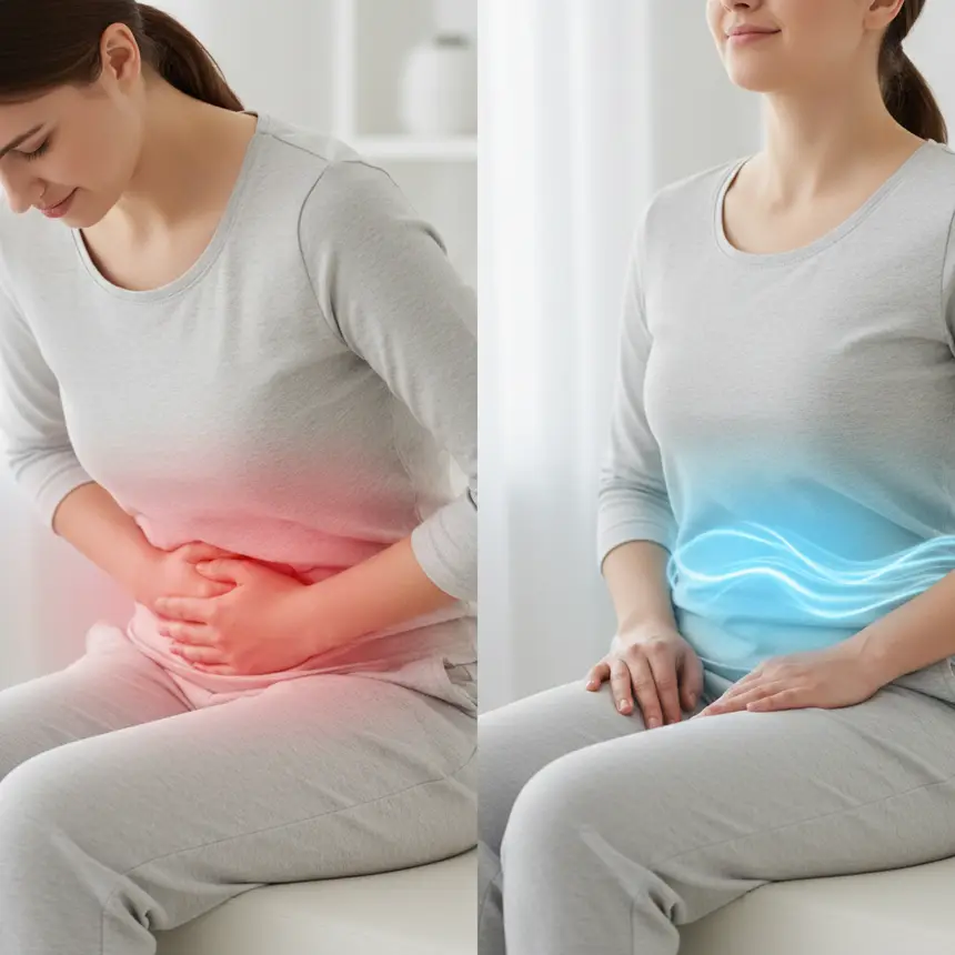 Indigestion relief, abdominal comfort