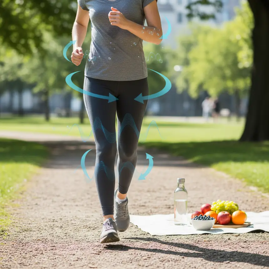 Healthy diet, exercise habits, hydration