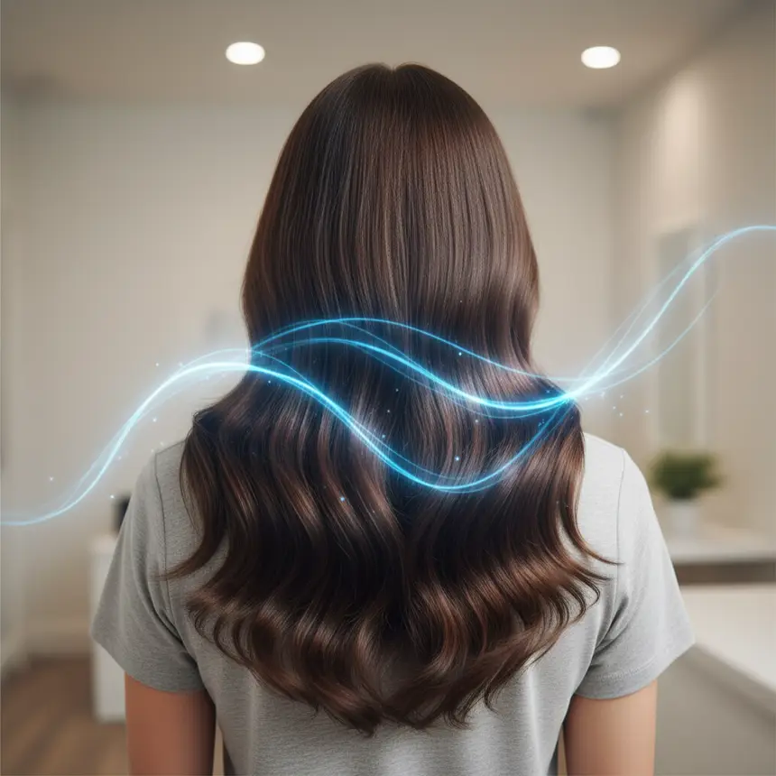 Managing for shiny hair