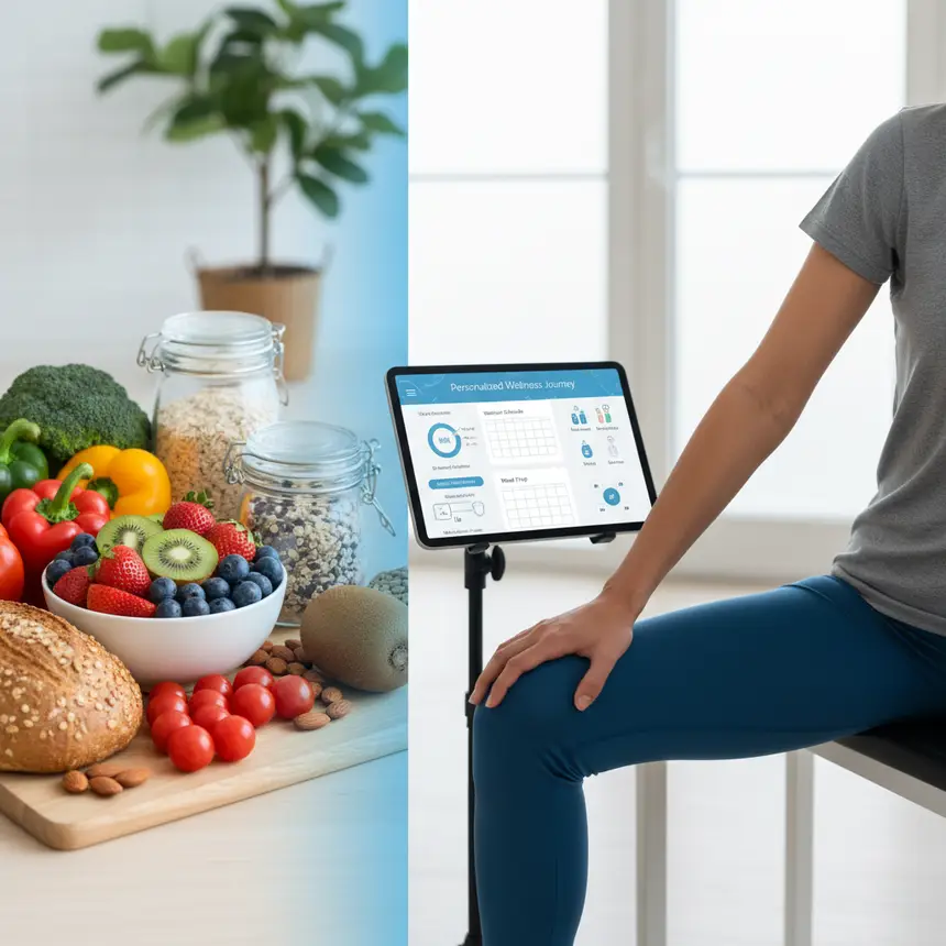 Healthy diet, exercise plan