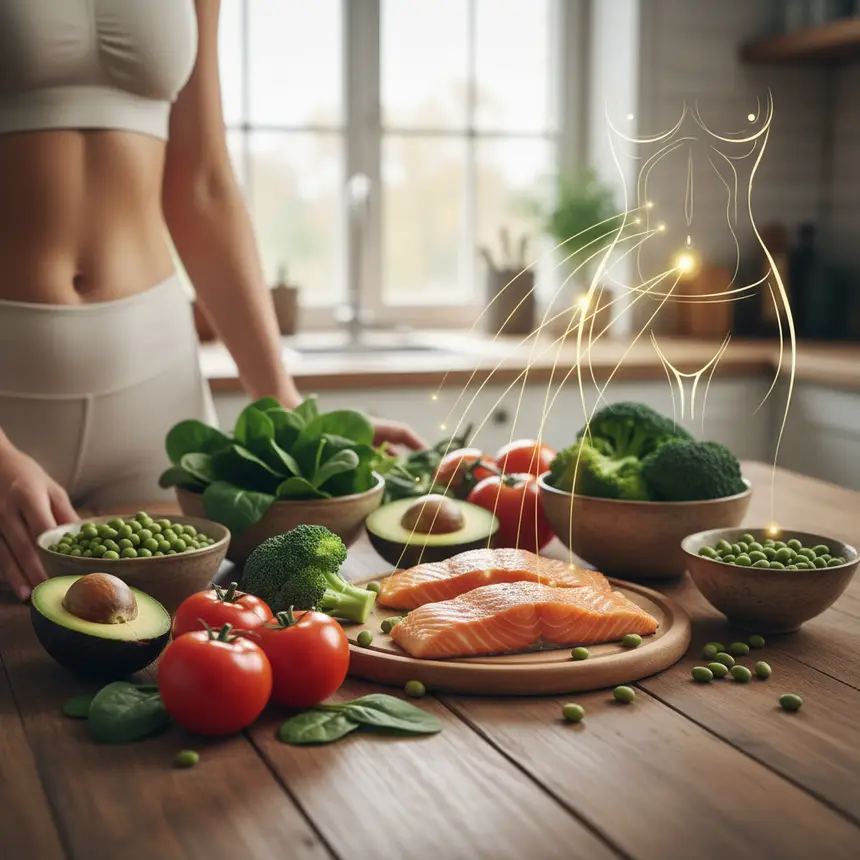 uterine health diet, nutrient-rich foods, healthy eating