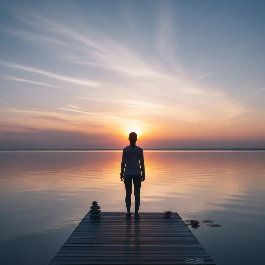 healthy future, consistent effort, serene well-being